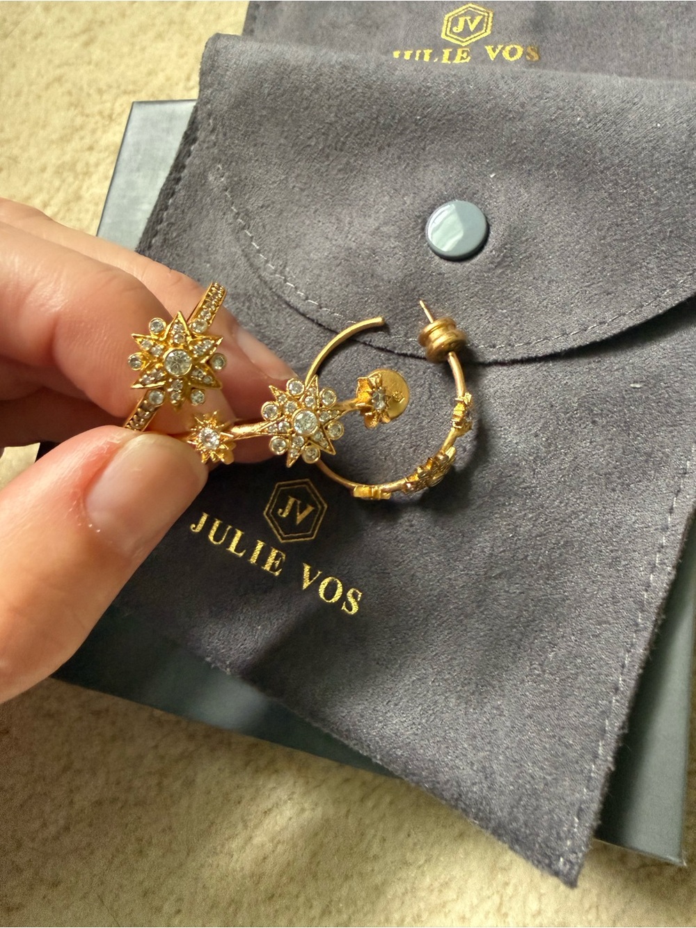 Julie Vos Gold Starburst Ring - Picture 4 of 4